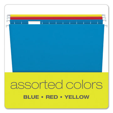 Pendaflex® Colored Hanging Folders, Legal Size, 1-5-cut Tab, Assorted, 25-box freeshipping - TVN Wholesale
